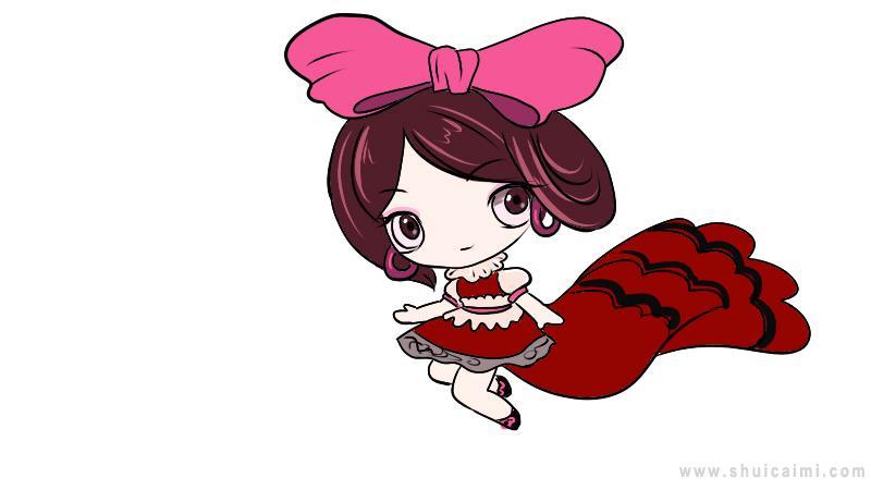 叶罗丽仙子菲灵简笔画怎么画 叶罗丽仙子菲灵简笔画简单