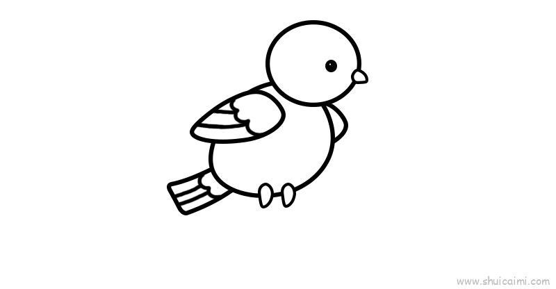 鸟儿童画怎么画 鸟简笔画好看