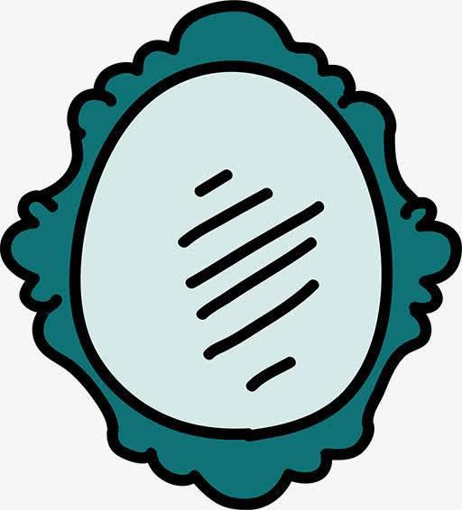 镜子简笔画 各种镜子简笔画