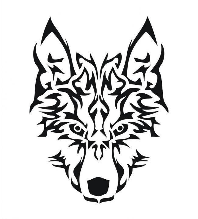 狼头简笔画图片大全 狼头简笔画图片大全大图