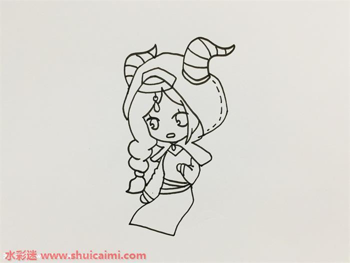 祭司怎么画 祭司简笔画简单漂亮