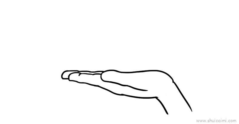 感恩节手捧心儿童画怎么画 感恩节手捧心简笔画画法