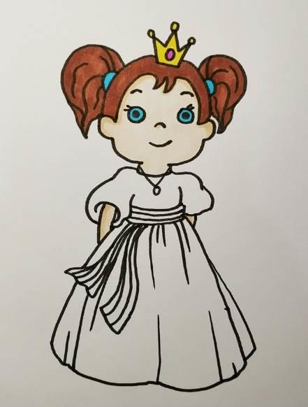 简笔画小公主 简笔画小公主怎么画