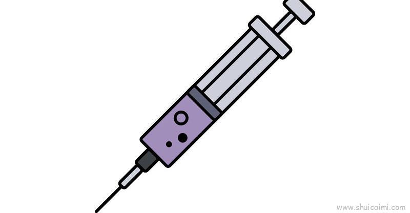 针管内容儿童画怎么画 针管内容简笔画图片大全