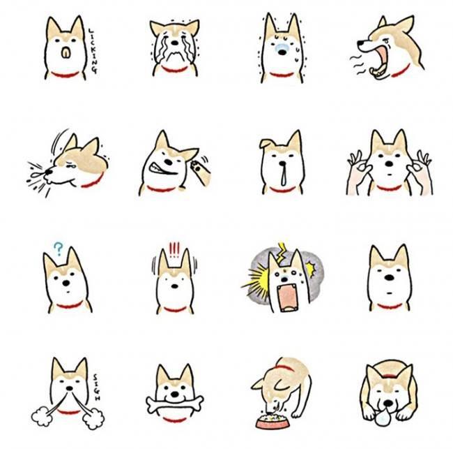 卡通狗简笔画图片大全 卡通狗简笔画图片大全彩色