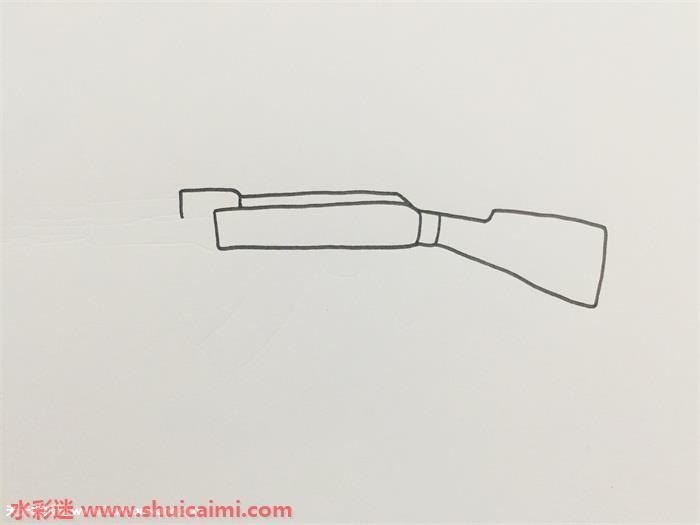 ak47怎么画 ak47简笔画漂亮卡通