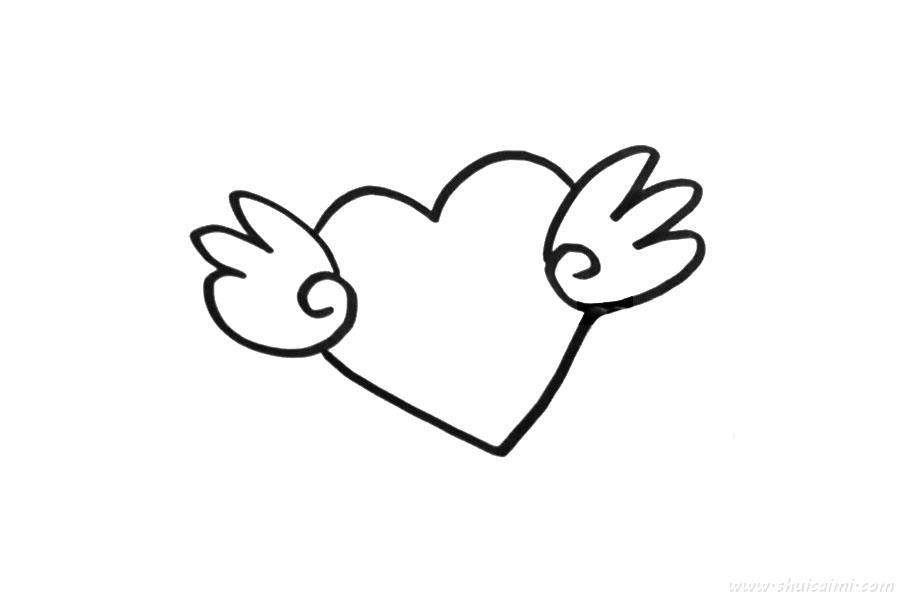 情人节爱心怎么画 情人节爱心简笔画图片带颜色