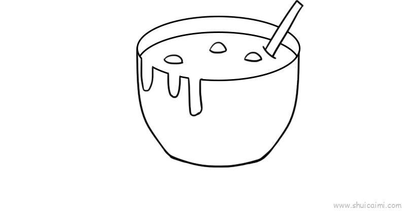 药汤儿童画怎么画 药汤简笔画图片大全