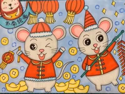 年画图片大全简笔画 年画图片大全简笔画年年有余