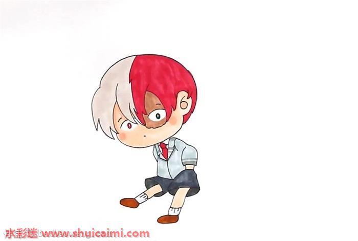 轰焦冻怎么画 轰焦冻简笔画步骤图