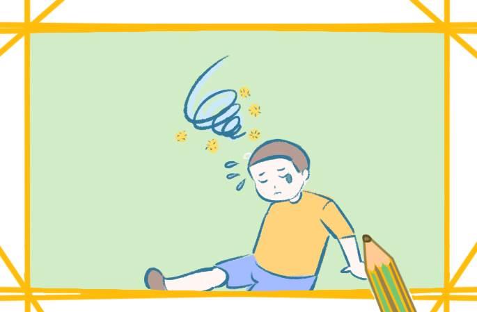 儿童大哭表情简笔画 哭简笔画表情