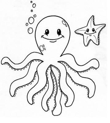 章鱼的简笔画 章鱼的简笔画可爱