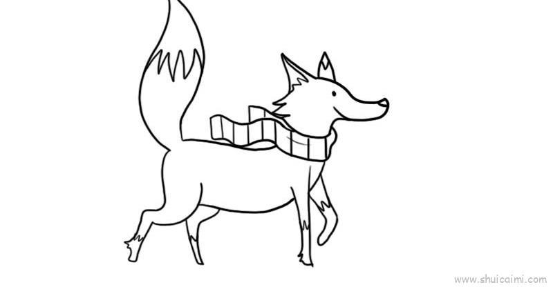 狐狸儿童画怎么画 狐狸简笔画顺序