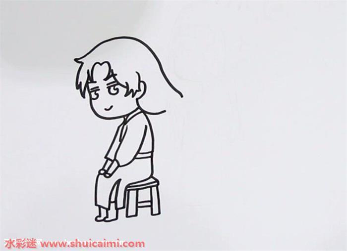 谢怜花城Q版怎么画 谢怜花城Q版简笔画画法