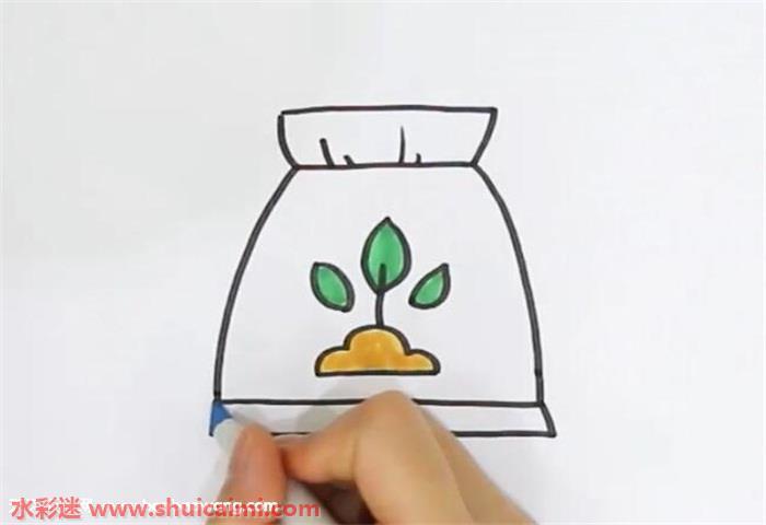 肥料怎么画 肥料简笔画画法
