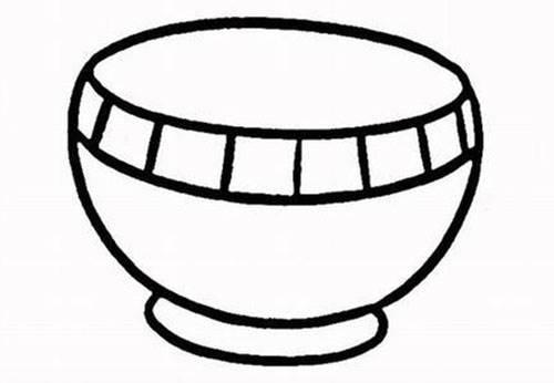 饭碗简笔画 饭碗简笔画图片