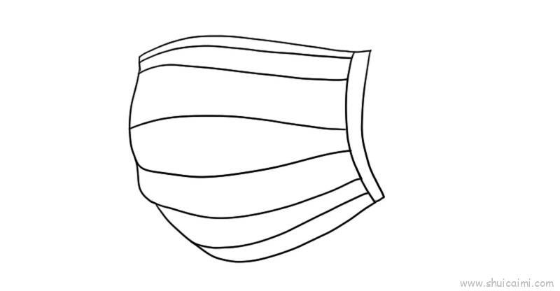 口罩图解儿童画怎么画 口罩图解简笔画画法