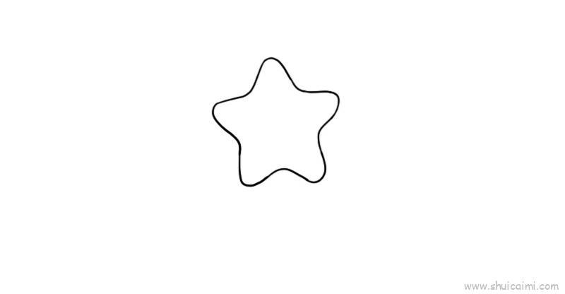 五角星儿童画怎么画 五角星简笔画顺序