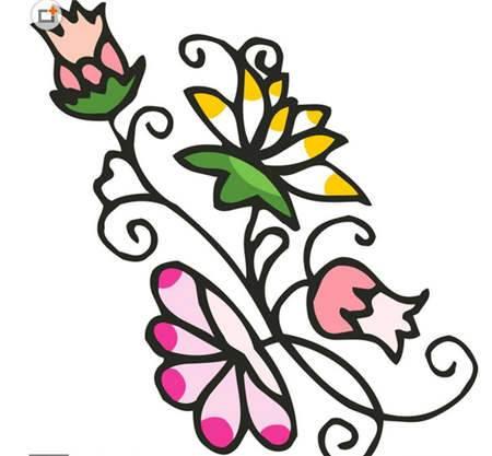 简笔画花朵图案简单漂亮 简笔画花朵图案大全