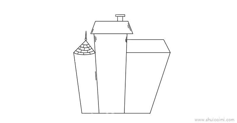 鬼屋儿童画怎么画 鬼屋简笔画简单又好看