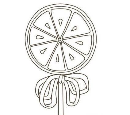 棒棒糖简笔画 棒棒糖简笔画图片