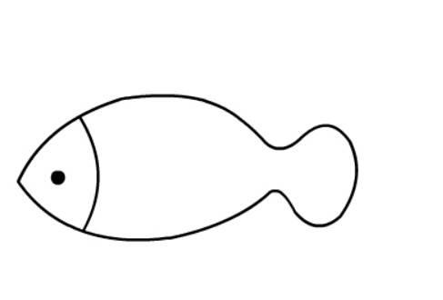 小鱼的简笔画 小鱼的简笔画可爱