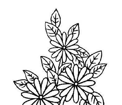 菊花叶子简笔画 菊花叶子简笔画图片