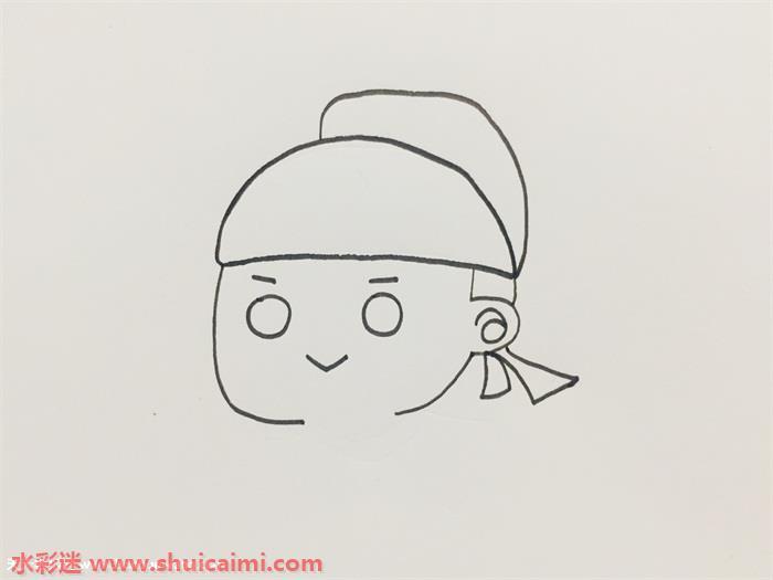 杜甫怎么画 杜甫简笔画彩色