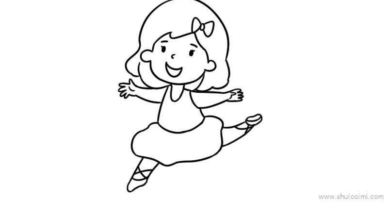 跳舞儿童画怎么画 跳舞简笔画好看