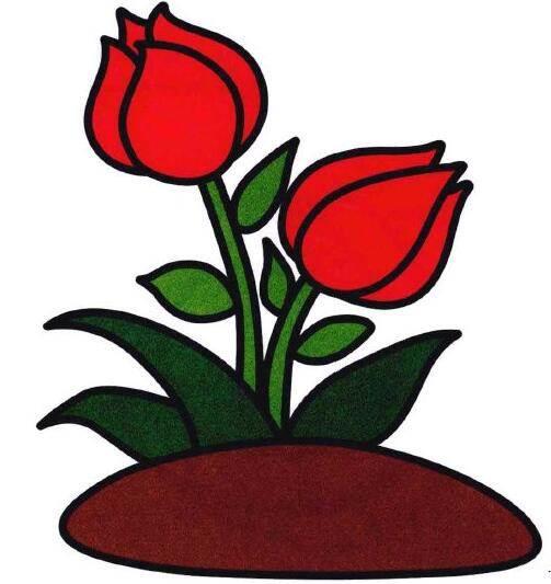 郁金香简笔画 郁金香简笔画图片