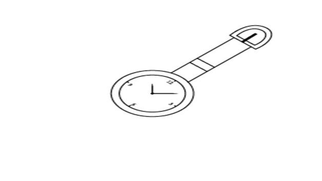 手表简笔画怎么画 手表简笔画图片大全