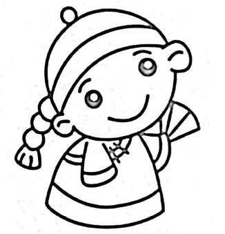 跳舞简笔画图片大全 跳舞简笔画图片大全可爱