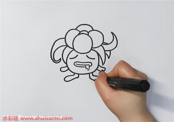 臭臭花怎么画 臭臭花简笔画漂亮