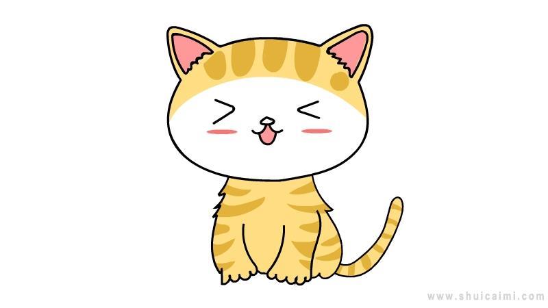 猫简笔画怎么画 猫简笔画步骤