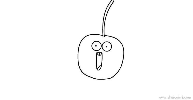 樱桃儿童画怎么画 樱桃简笔画图片大全