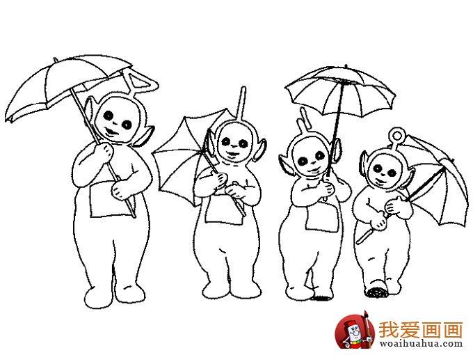 天线宝宝天线宝宝大全简笔画怎么画 天线宝宝天线宝宝大全简笔画图片