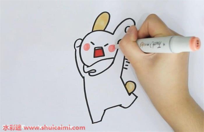破耳兔怎么画 破耳兔简笔画漂亮