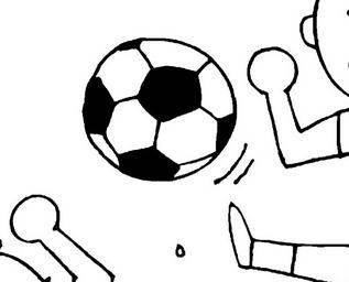 足球简笔画 足球简笔画图片