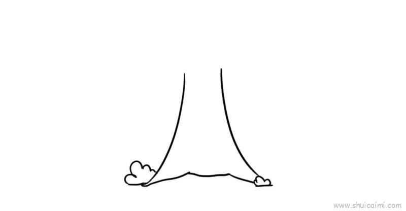 樱花树儿童画怎么画 樱花树简笔画画法