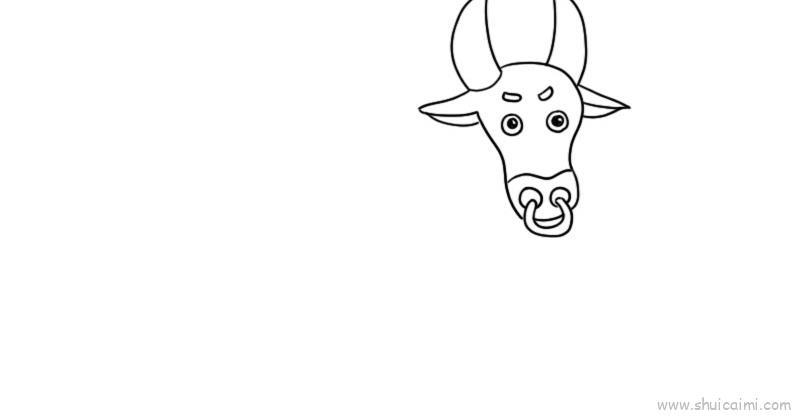水牛儿童画怎么画 水牛简笔画画法