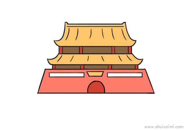 故宫儿童画怎么画 故宫简笔画画法