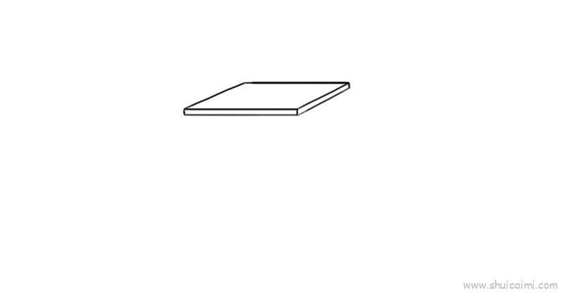 桌子儿童画怎么画 桌子简笔画简单