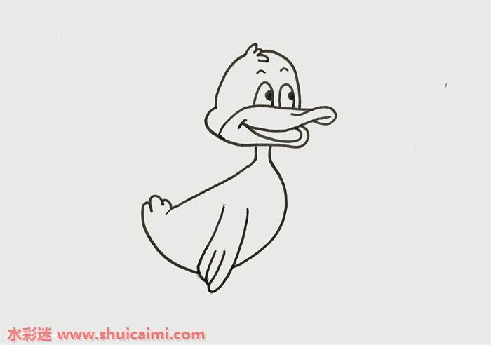 小鸭子怎么画 小鸭子简笔画图片大全彩色