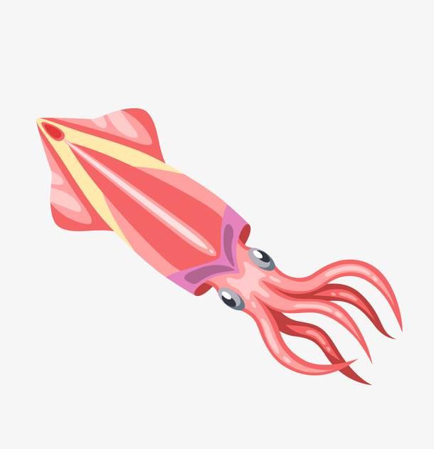 鱿鱼简笔画 铁板鱿鱼简笔画