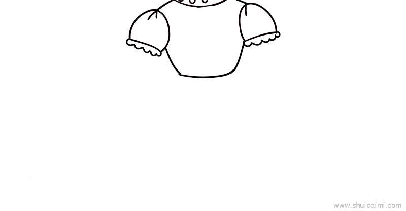 晚礼服儿童画怎么画 晚礼服简笔画顺序