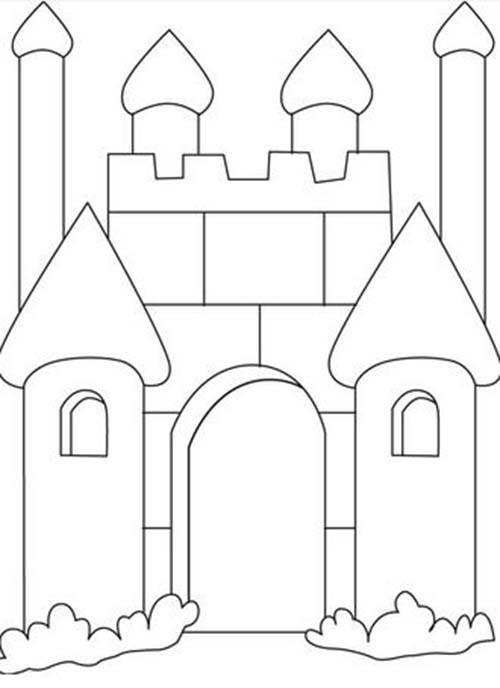 简笔画城堡 简笔画城堡怎么画