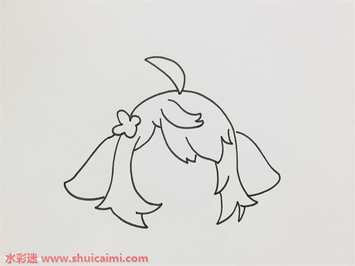 好看的涂山苏苏简笔画简单教程