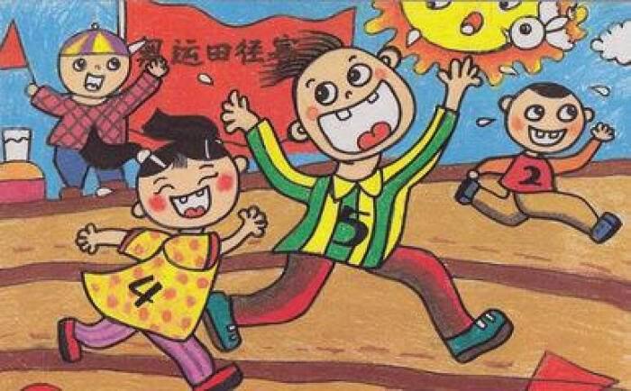 运动会简笔画 运动会简笔画儿童画