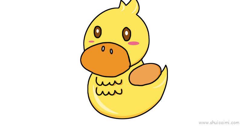 玩具鸭子儿童画怎么画 玩具鸭子简笔画顺序