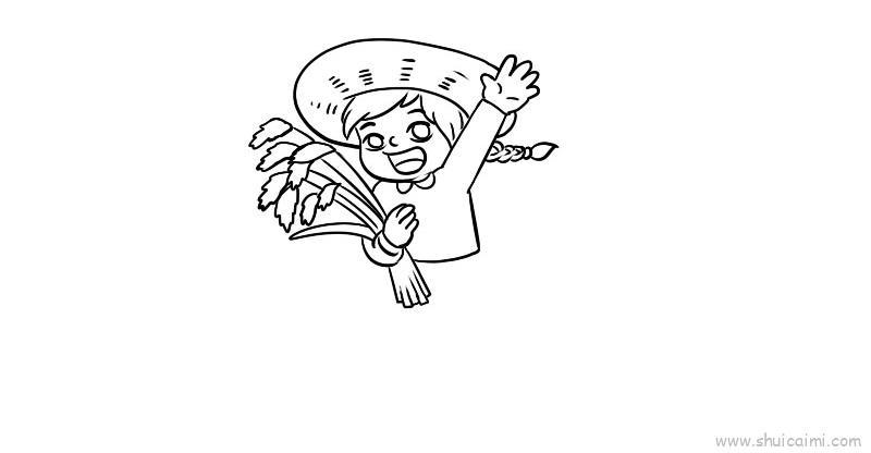 芒种儿童画怎么画 芒种简笔画简单